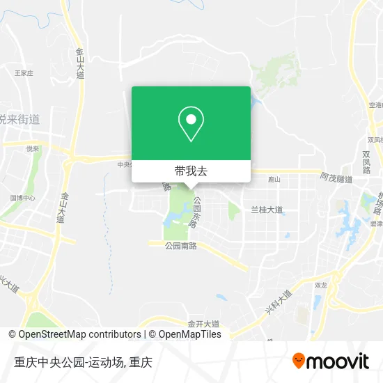 重庆中央公园-运动场地图