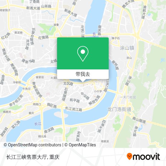 长江三峡售票大厅地图
