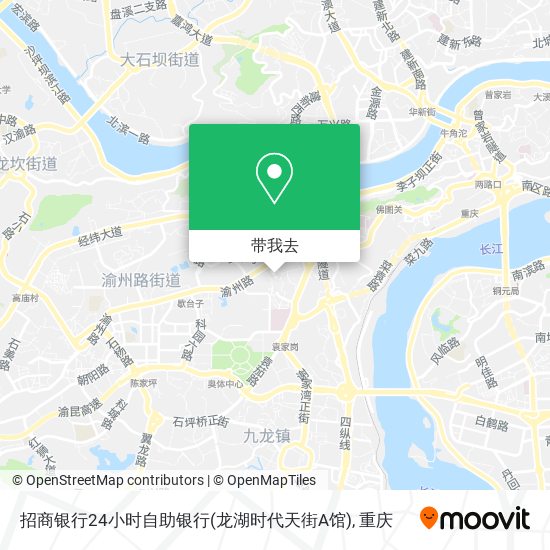 招商银行24小时自助银行(龙湖时代天街A馆)地图