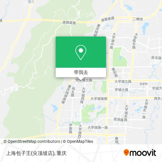 上海包子王(尖顶坡店)地图