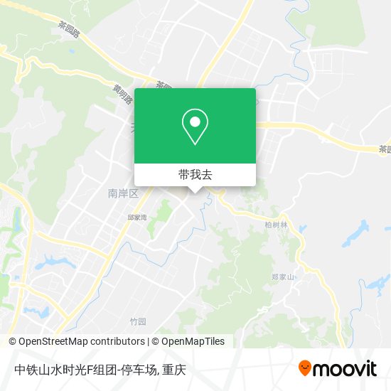 中铁山水时光F组团-停车场地图