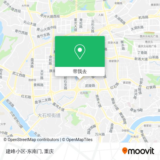 建峰小区-东南门地图