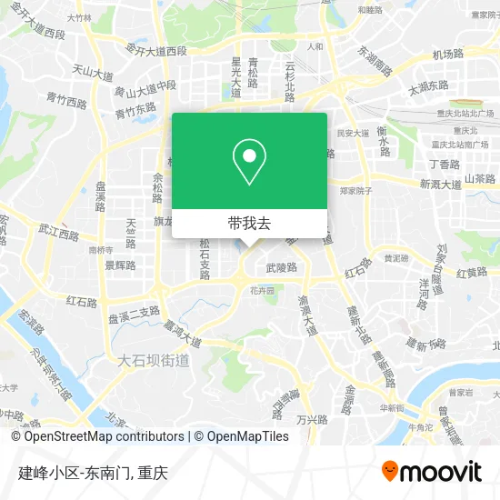 建峰小区-东南门地图