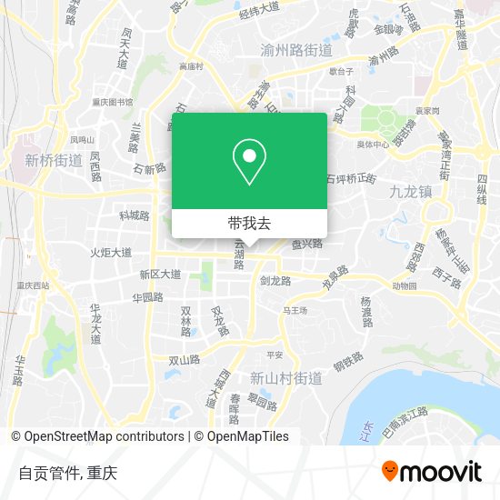 自贡管件地图