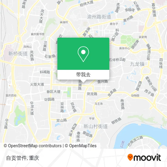 自贡管件地图