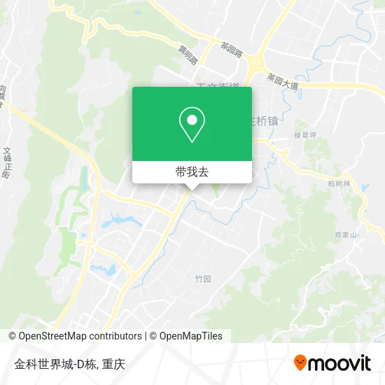 金科世界城-D栋地图