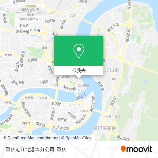 重庆港江北港埠分公司地图