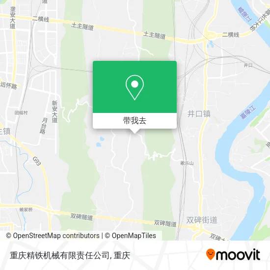 重庆精铁机械有限责任公司地图