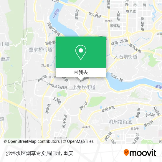 沙坪坝区烟草专卖局旧址地图