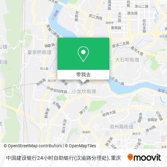 中国建设银行24小时自助银行(汉渝路分理处)地图