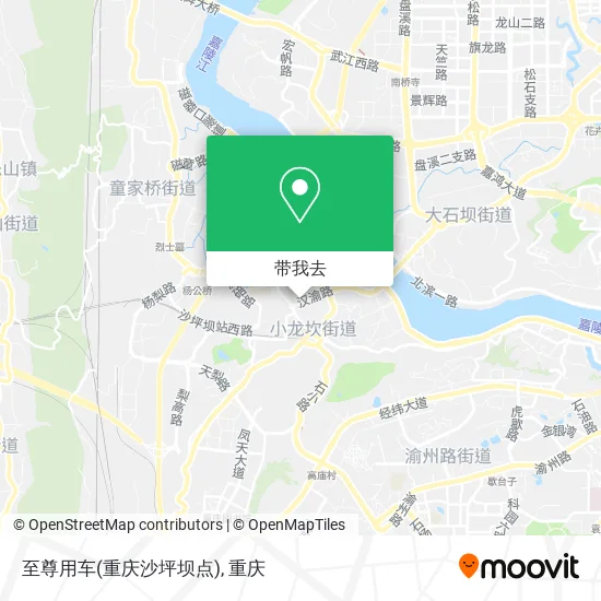 至尊用车(重庆沙坪坝点)地图