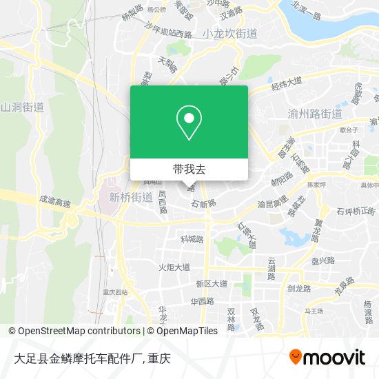 大足县金鳞摩托车配件厂地图