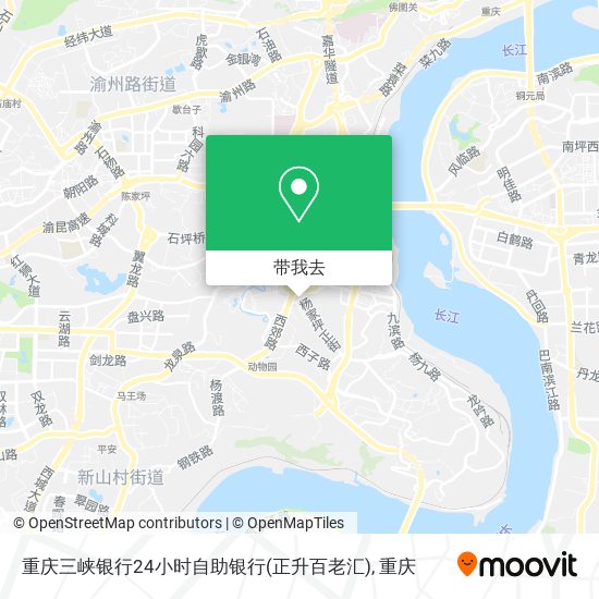 重庆三峡银行24小时自助银行(正升百老汇)地图