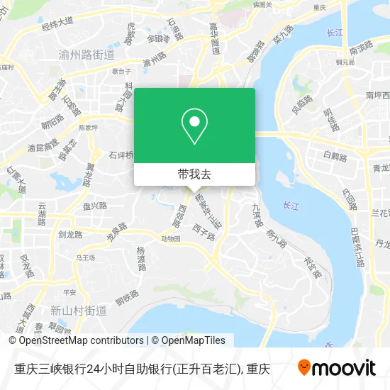 重庆三峡银行24小时自助银行(正升百老汇)地图