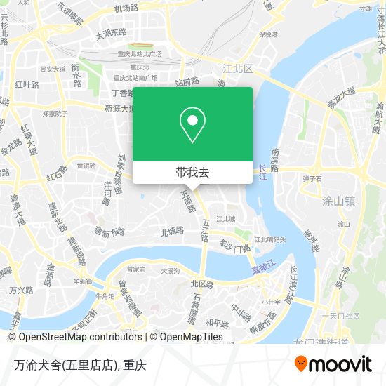 万渝犬舍(五里店店)地图