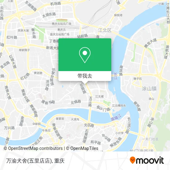 万渝犬舍(五里店店)地图