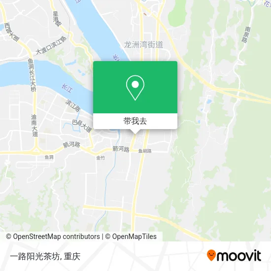 一路阳光茶坊地图