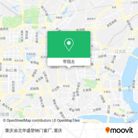 重庆渝北华盛塑钢门窗厂地图