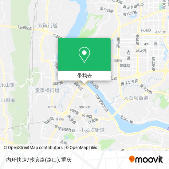 内环快速/沙滨路(路口)地图