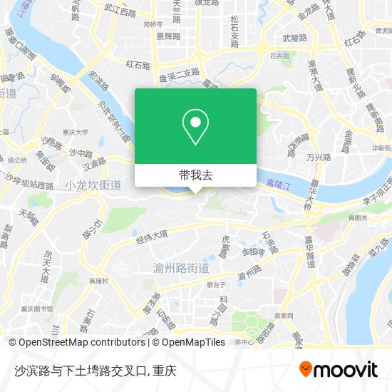 沙滨路与下土塆路交叉口地图