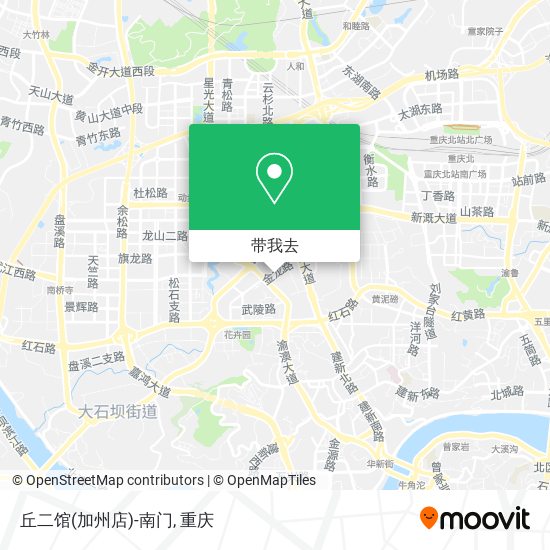 丘二馆(加州店)-南门地图