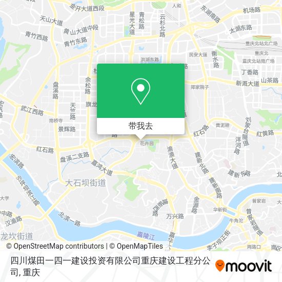 四川煤田一四一建设投资有限公司重庆建设工程分公司地图