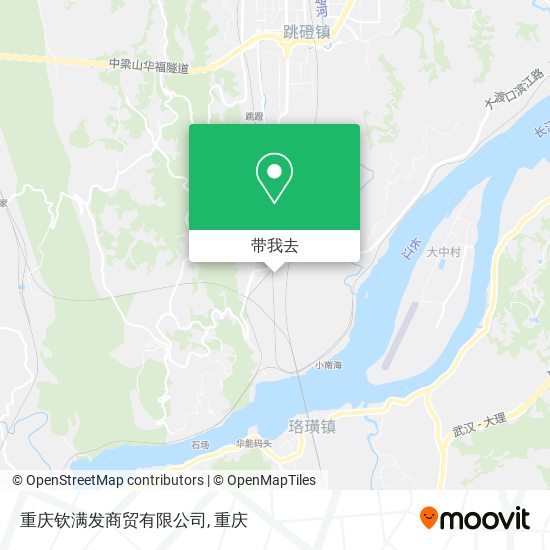 重庆钦满发商贸有限公司地图