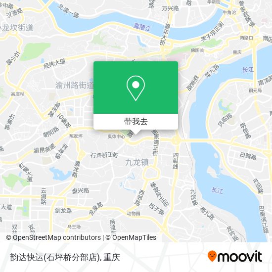 韵达快运(石坪桥分部店)地图
