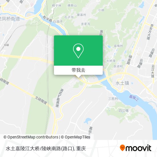 水土嘉陵江大桥/陵峡南路(路口)地图