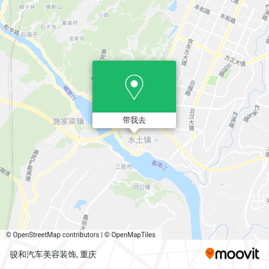 骏和汽车美容装饰地图