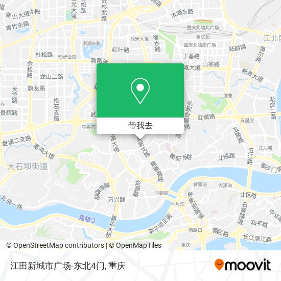 江田新城市广场-东北4门地图