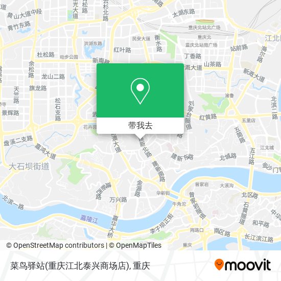 菜鸟驿站(重庆江北泰兴商场店)地图