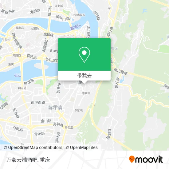万豪云端酒吧地图