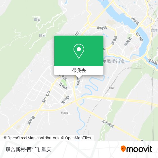 联合新村-西1门地图