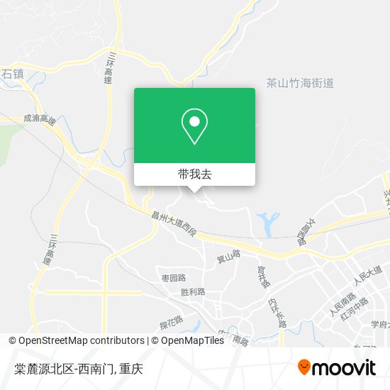 棠麓源北区-西南门地图