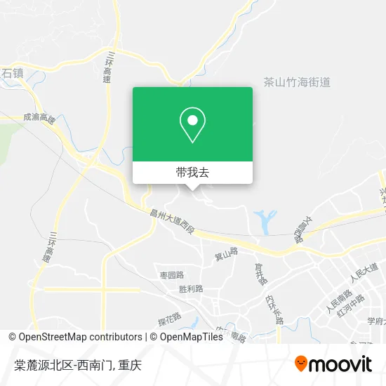 棠麓源北区-西南门地图