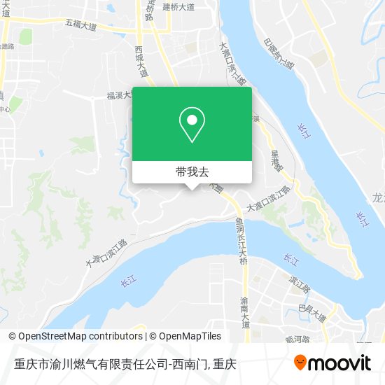 重庆市渝川燃气有限责任公司-西南门地图