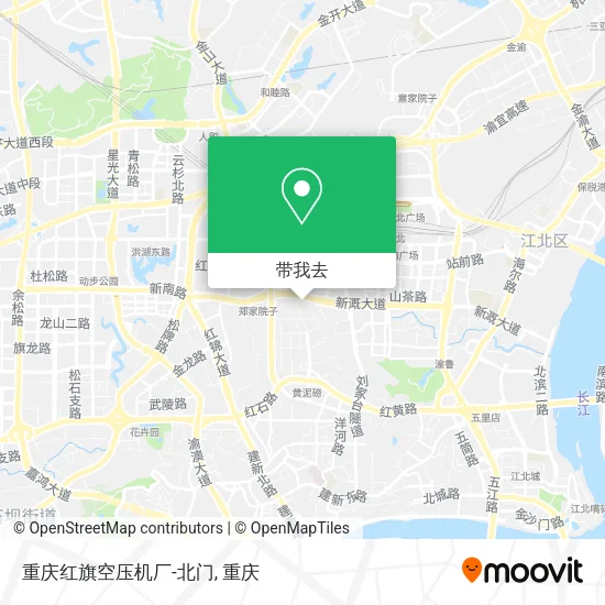 重庆红旗空压机厂-北门地图