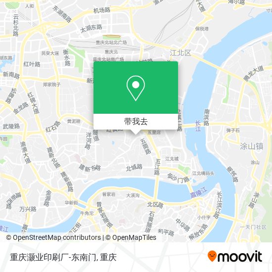 重庆灏业印刷厂-东南门地图