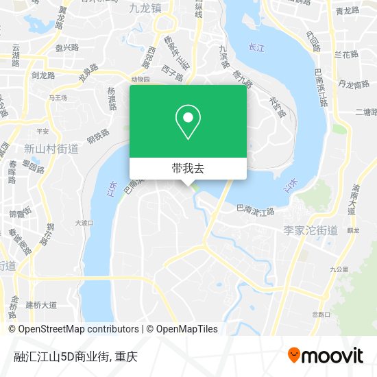 融汇江山5D商业街地图