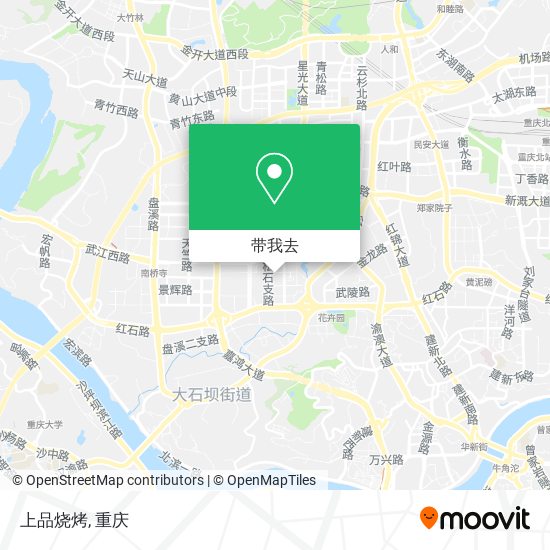 上品烧烤地图