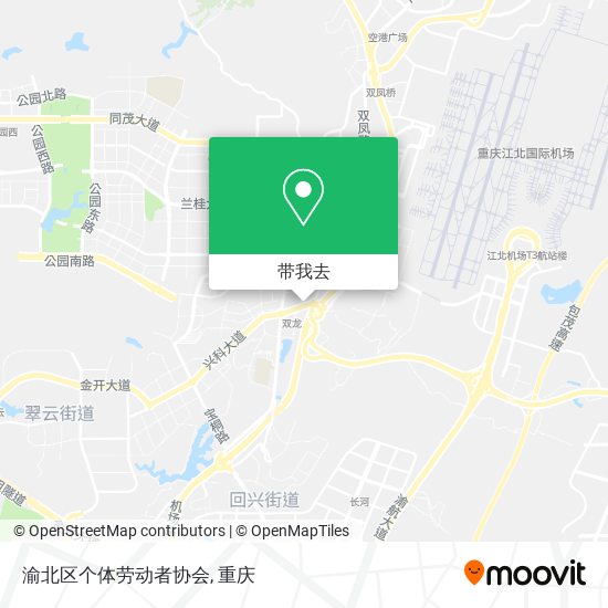 渝北区个体劳动者协会地图