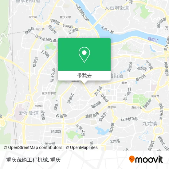 重庆茂谕工程机械地图