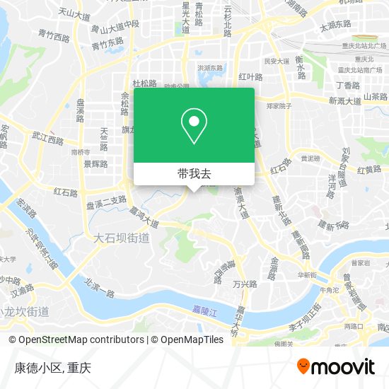康德小区地图