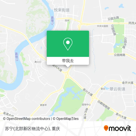 苏宁(北部新区物流中心)地图