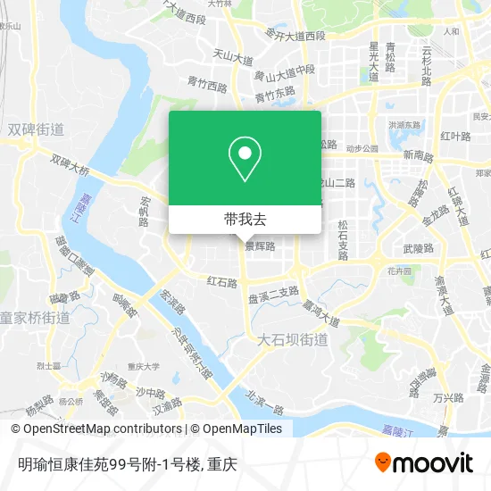 明瑜恒康佳苑99号附-1号楼地图