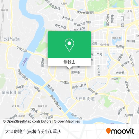 大泽房地产(南桥寺分行)地图