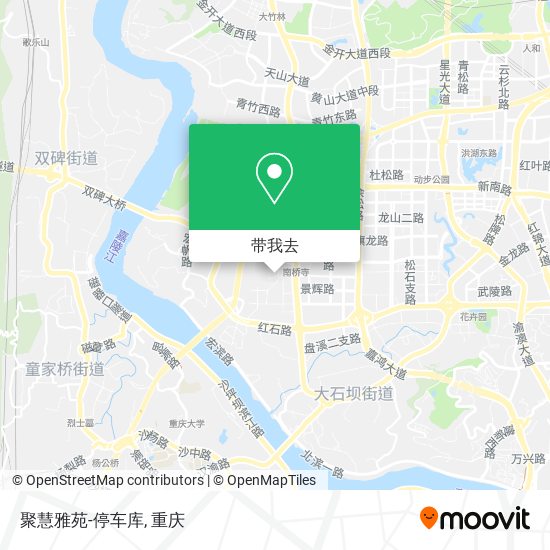聚慧雅苑-停车库地图