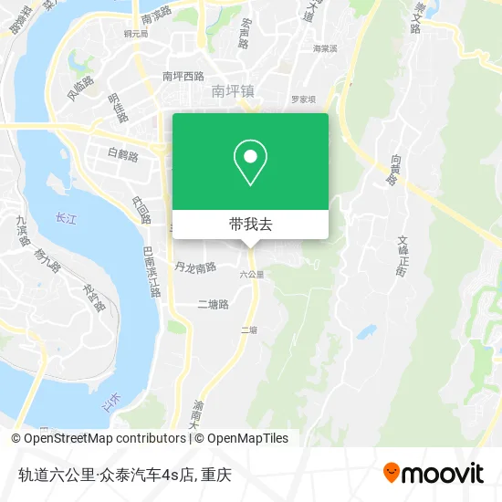 轨道六公里·众泰汽车4s店地图