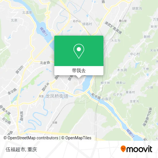 伍福超市地图